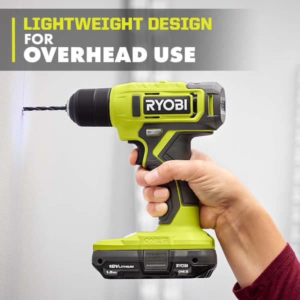 RYOBI Cordless 3/8in Drill Driver Kit