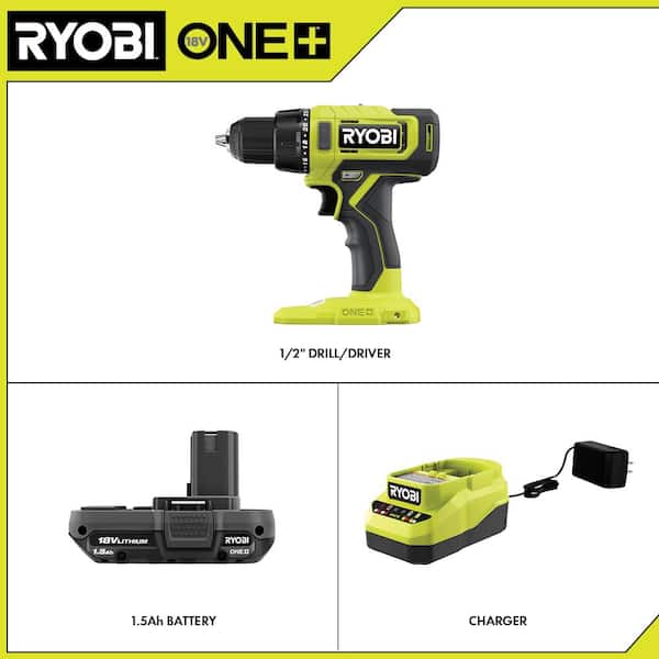 RYOBI Cordless Drill Driver Kit